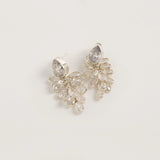 Petite Silver Crystal Drops
