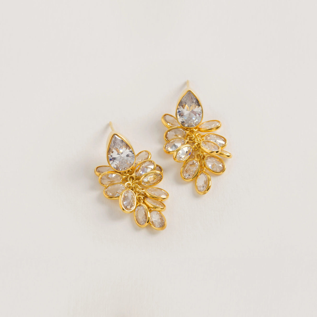 Petite Gold Vermeil Crystal Drops