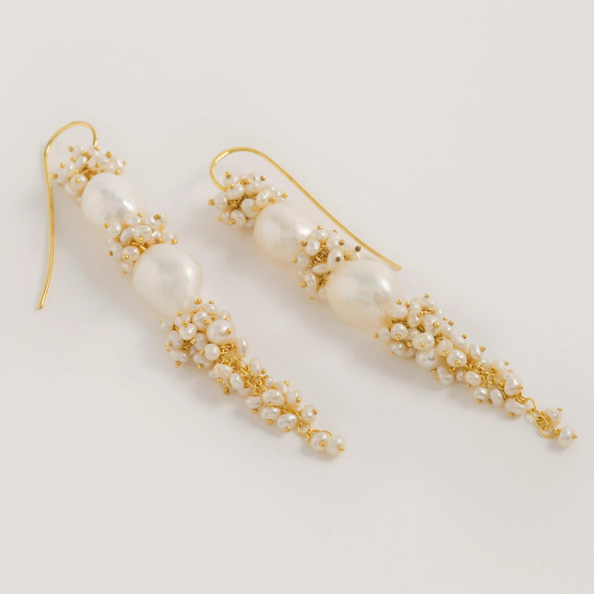 Baroque Pearl Long Drops