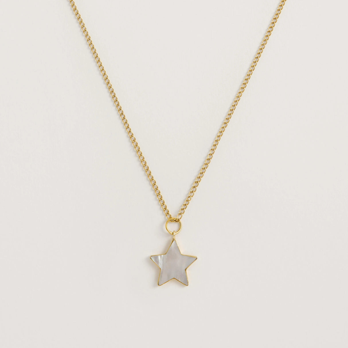 Star Pendant 18ct Gold Plated Necklace