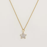 Star Pendant 18ct Gold Plated Necklace