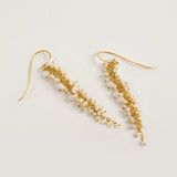 Delicate Gold Pearl Drops