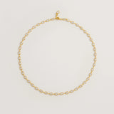 Oval Crystal Framed Necklace