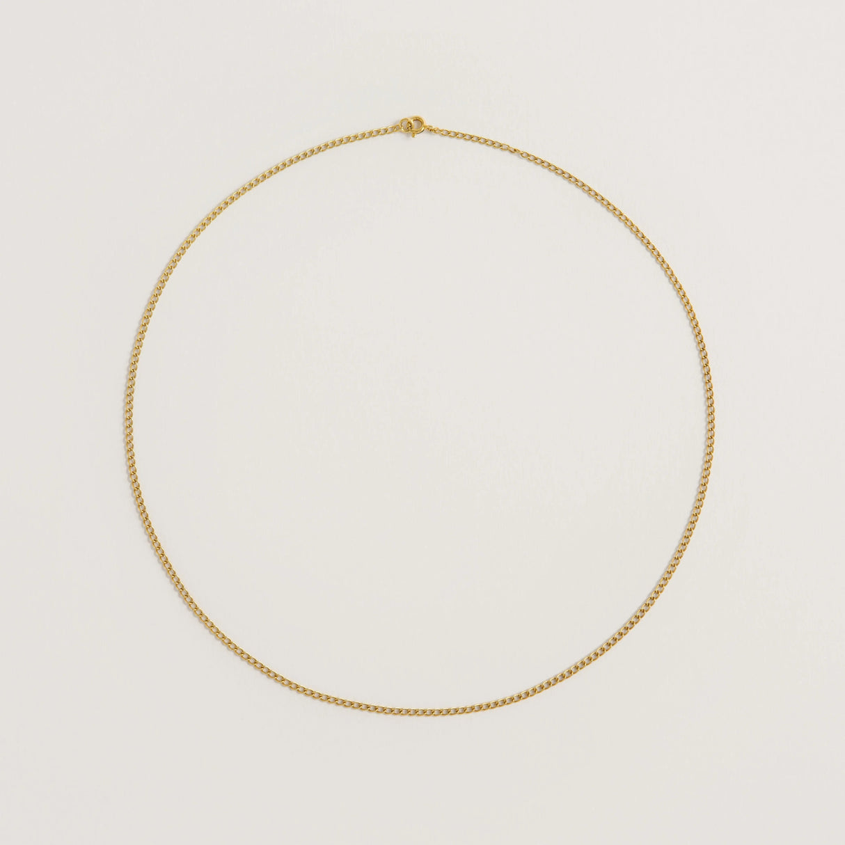 15inch  Gold Plated Chain Necklace