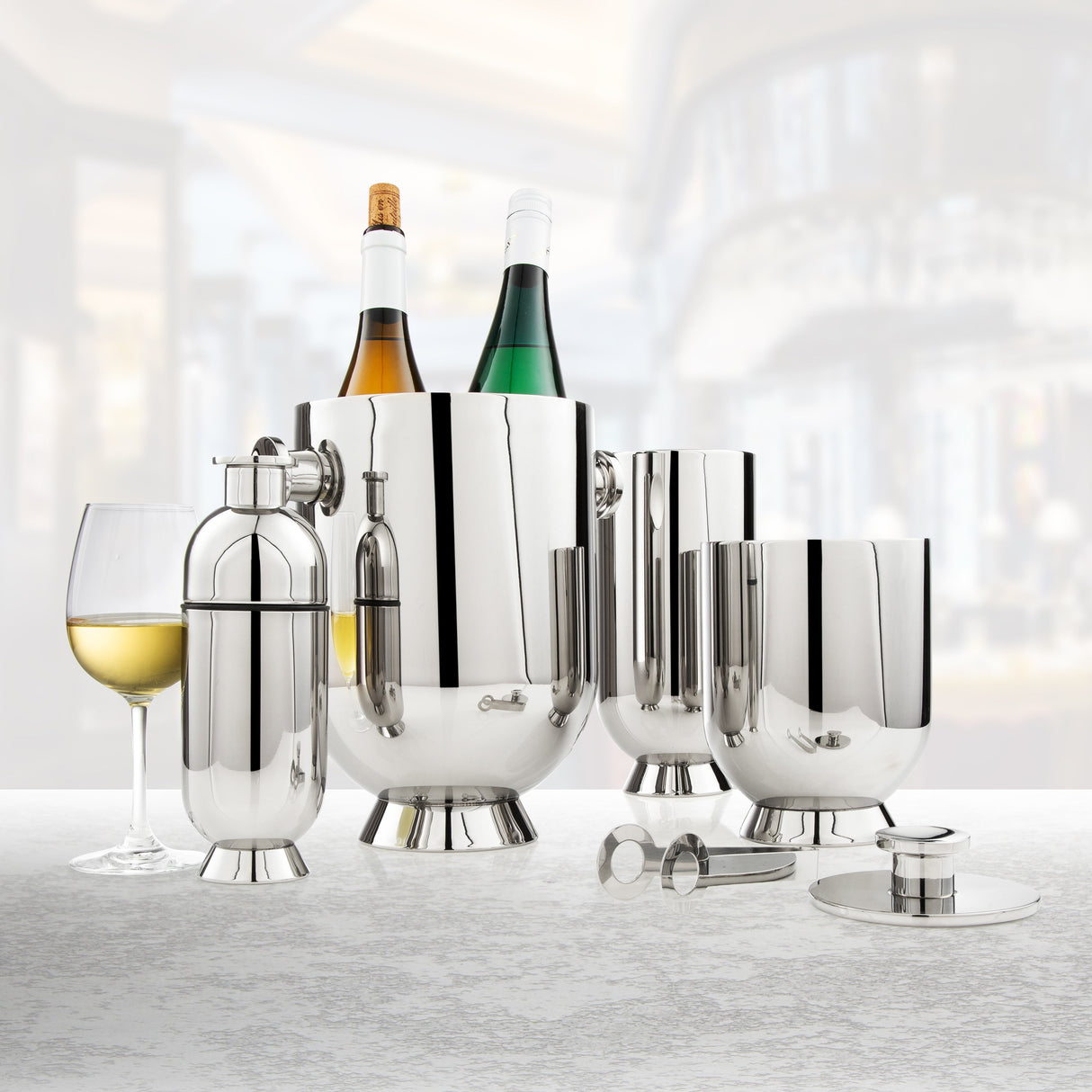 Trombone Barware Set