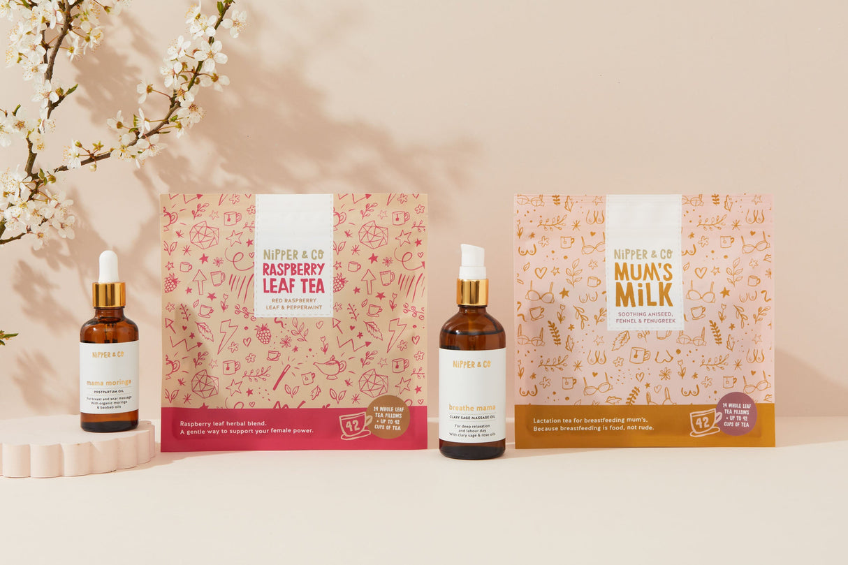 Pregnancy to Breastfeeding Transition Support Bundle | Natural UK-Made Essentials for Mums