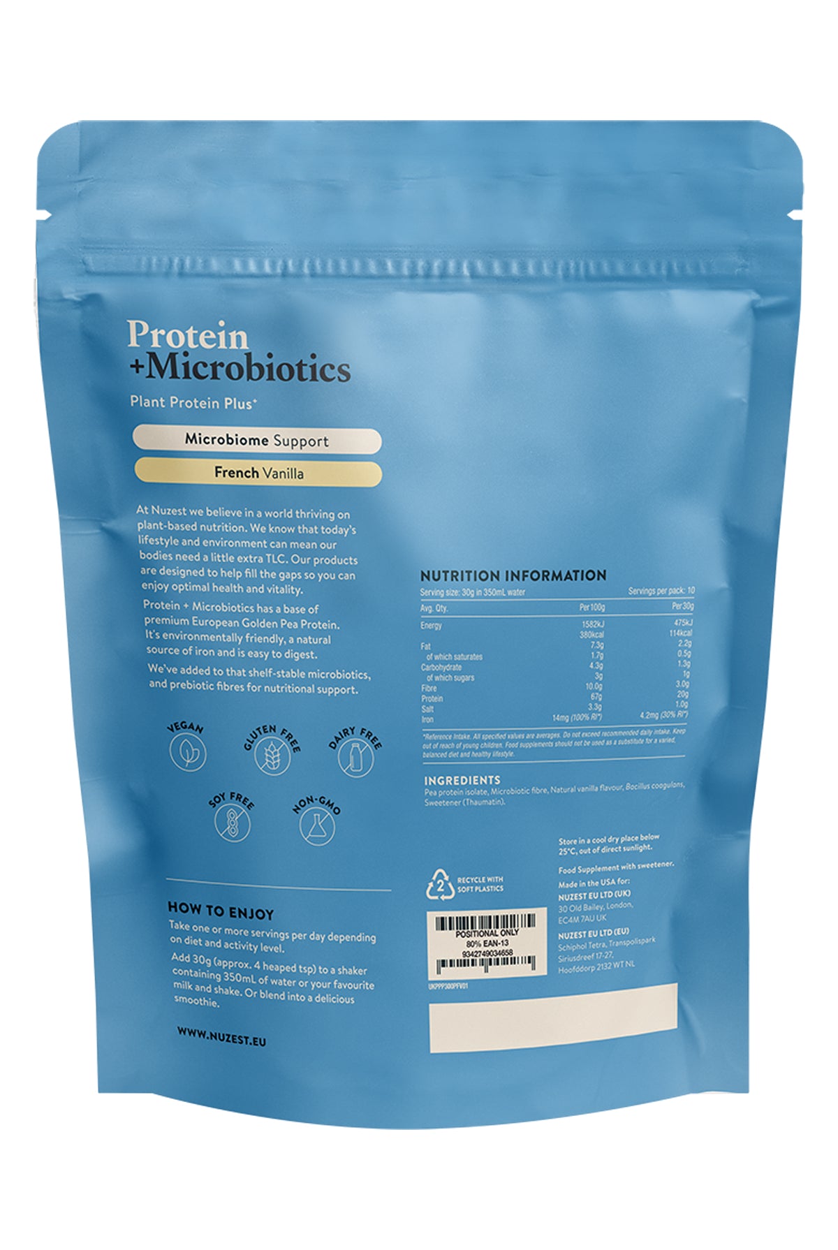 Protein + Microbiotics – French Vanilla