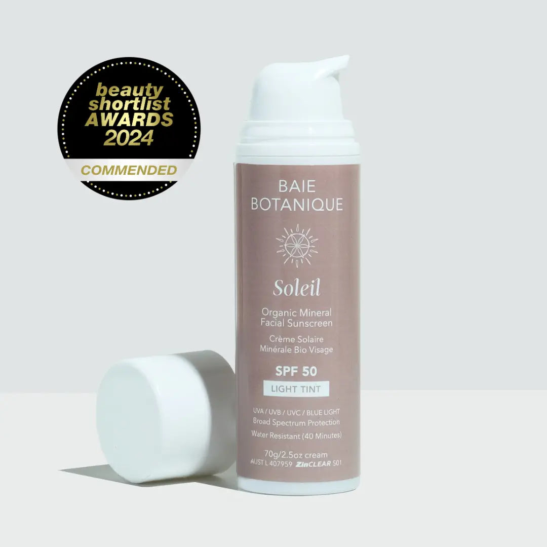Soleil Organic Mineral Facial Sunscreen SPF 50
