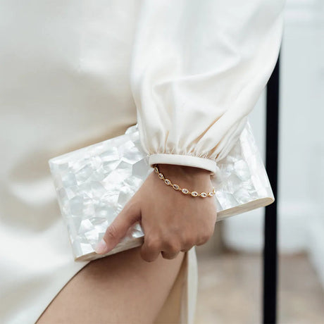Oval Crystal Framed Bracelet