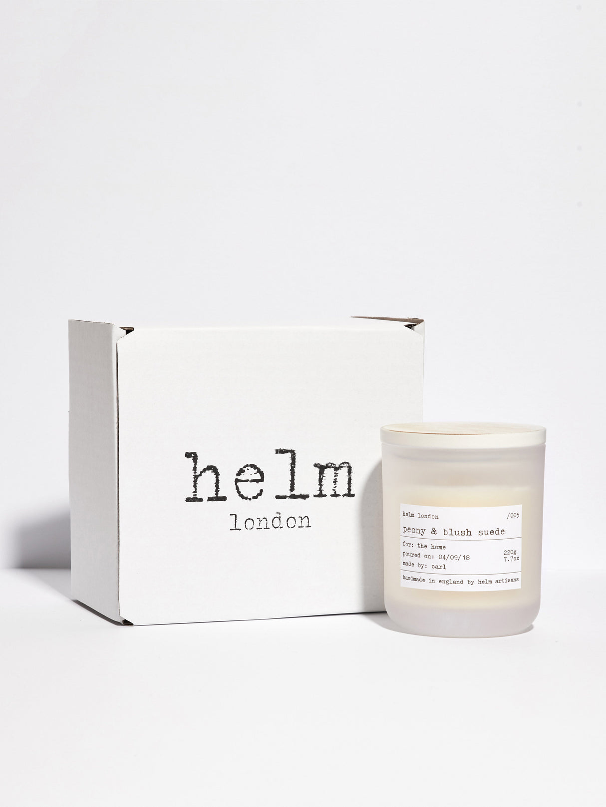 Peony & Blush Suede Luxury Candle