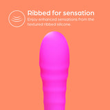 So Divine Pash Pink Ribbed G-Spot Vibrator