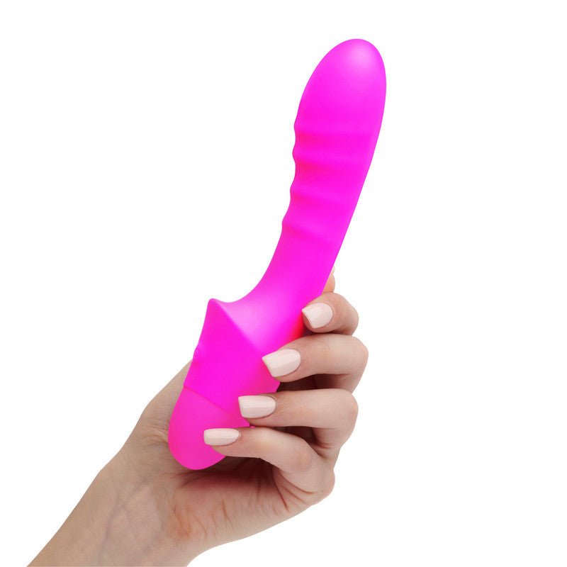 So Divine Pash Pink Ribbed G-Spot Vibrator