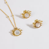 Flower Earring Mother of Pearl