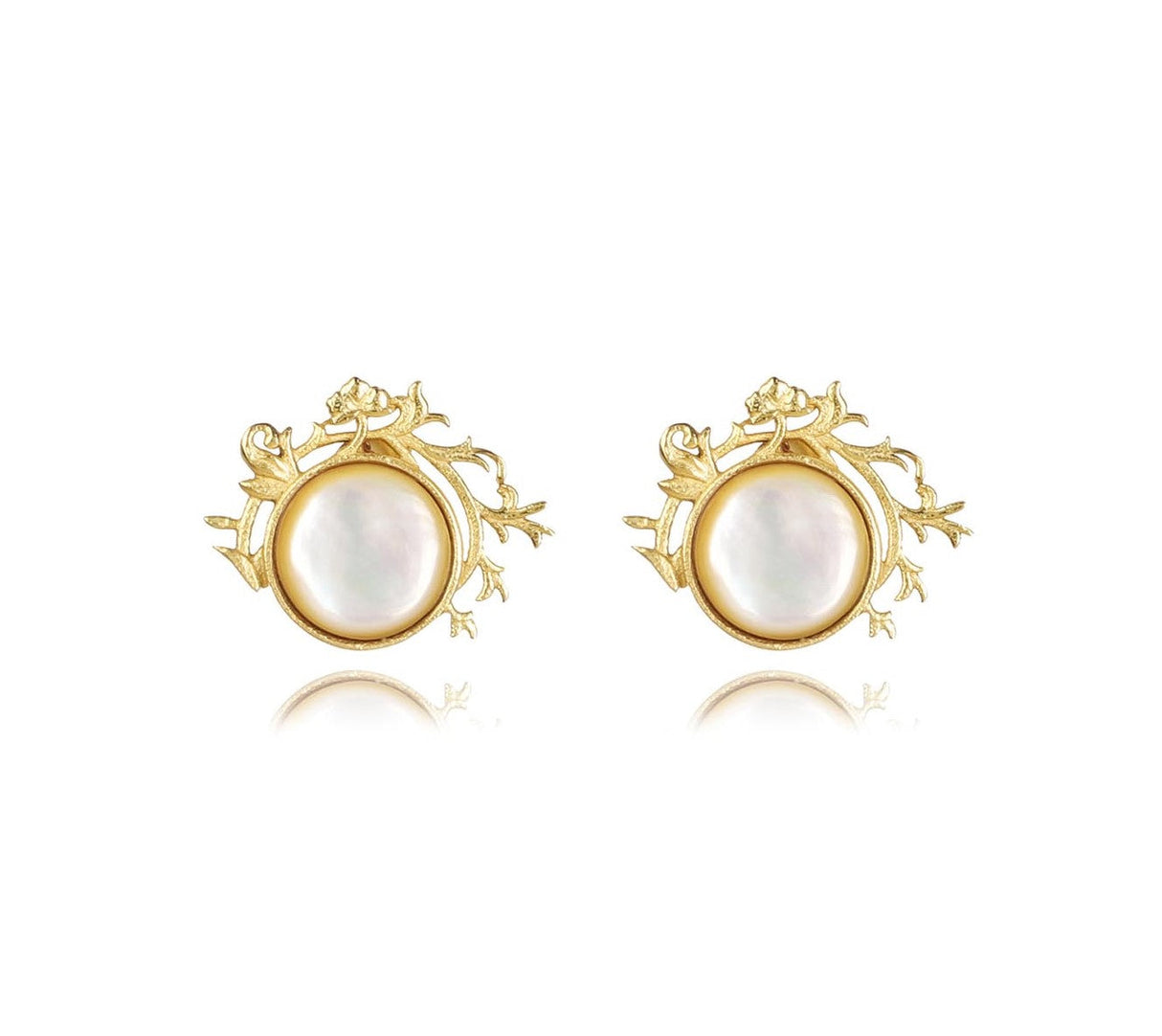 Flower Earring Mother of Pearl