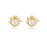 Flower Earring Mother of Pearl