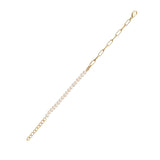 Pearl and Link Chain Bracelet