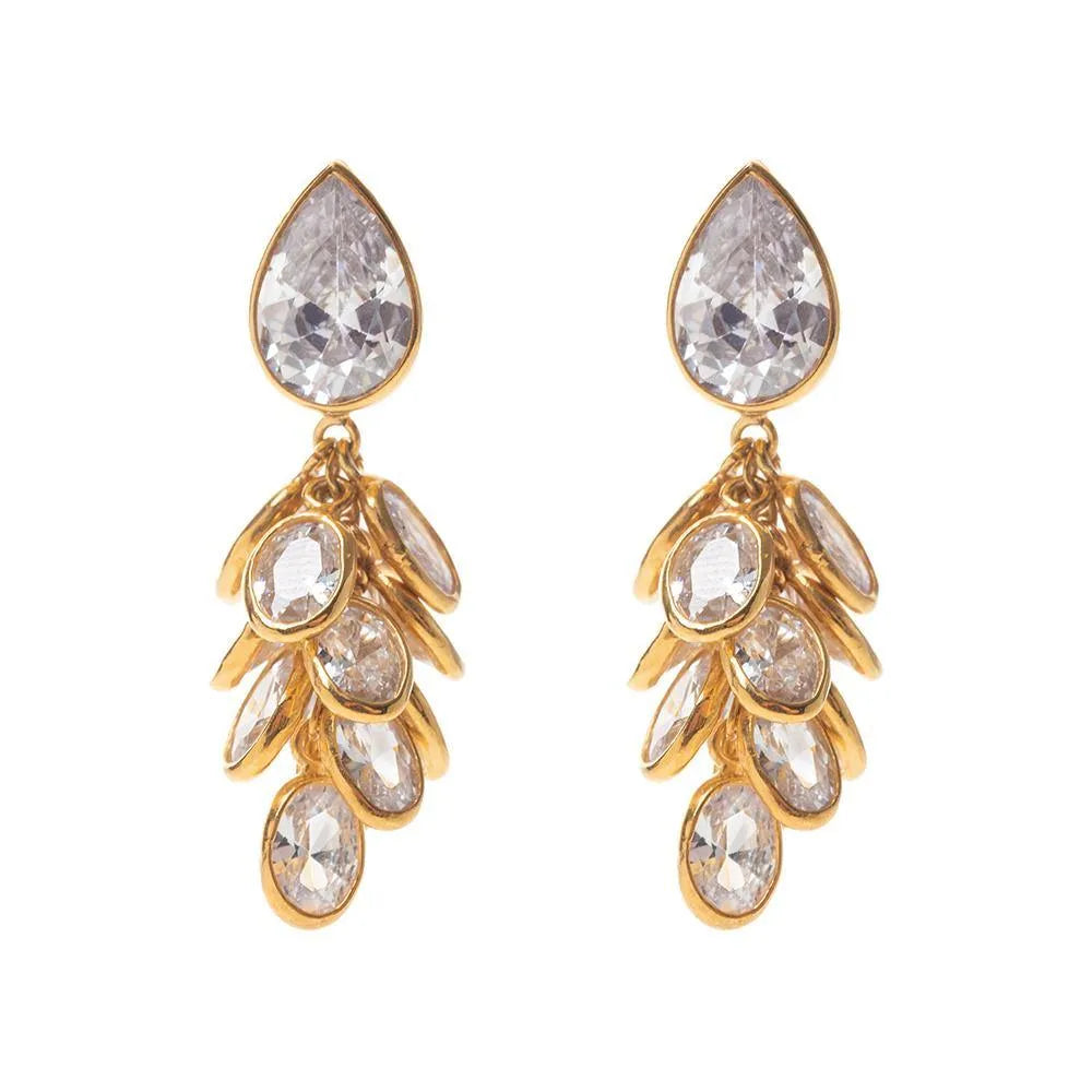 Petite Gold Vermeil Crystal Drops