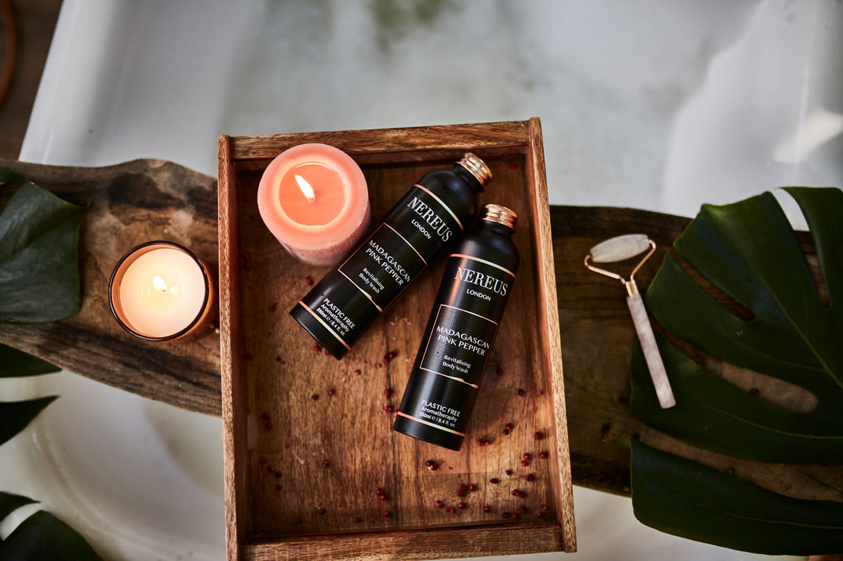Revitalising Organic Pink Pepper Luxury Bath & Shower Gel