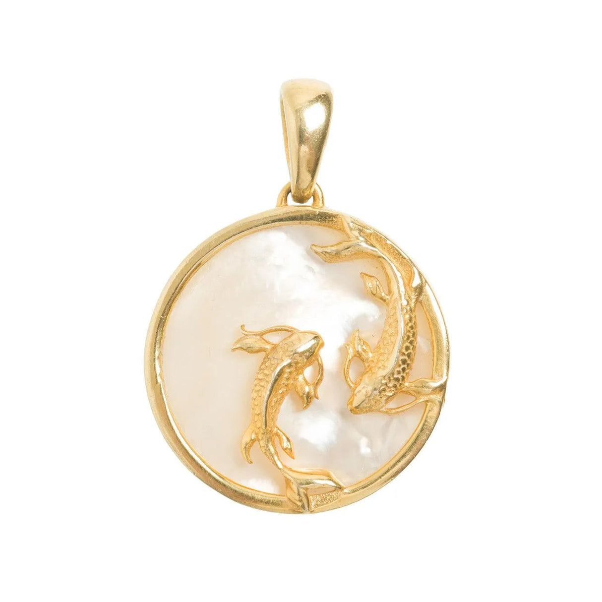 Pisces, Gold Zodiac Necklace