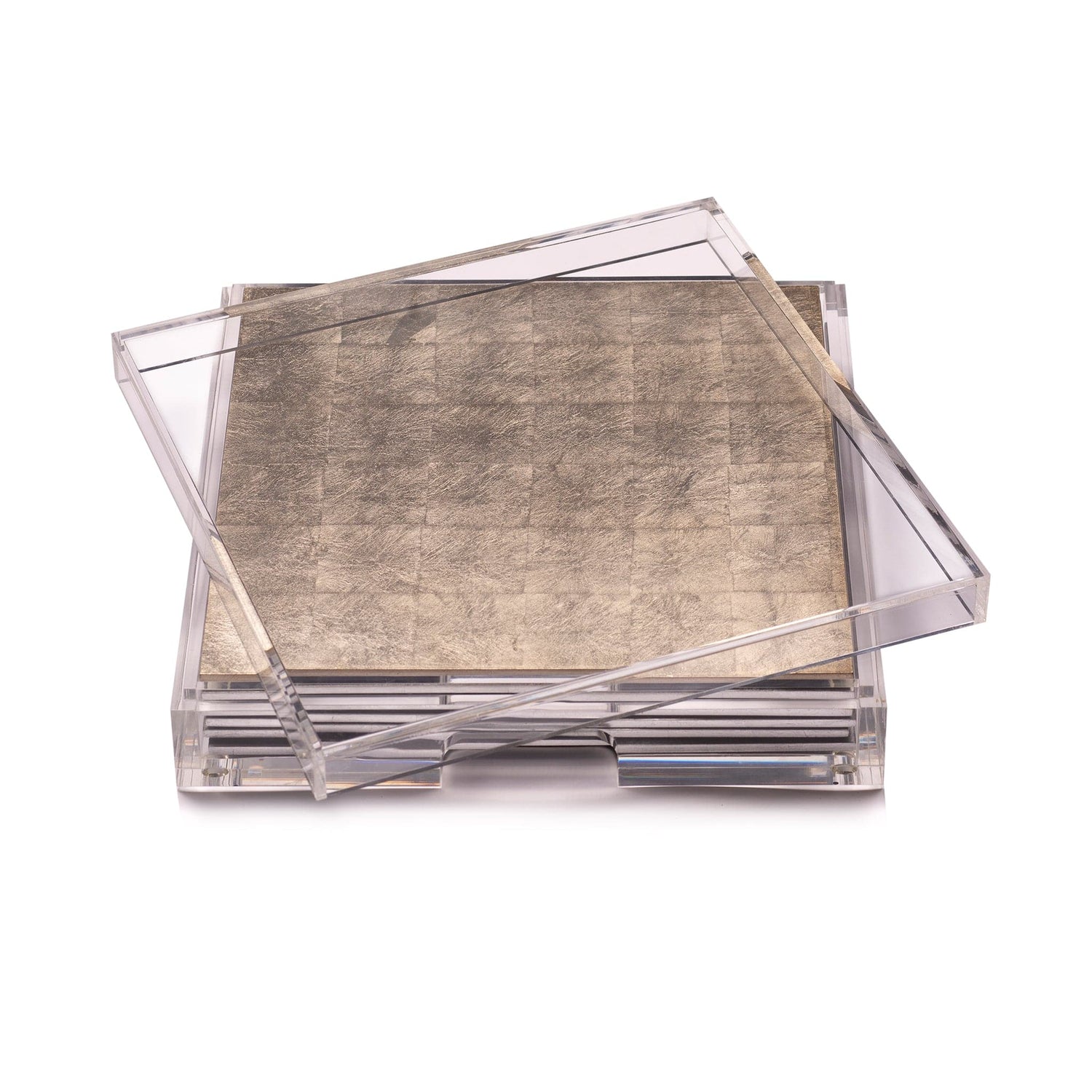 Placebox Clear Silver Leaf - Chic Matte Champagne