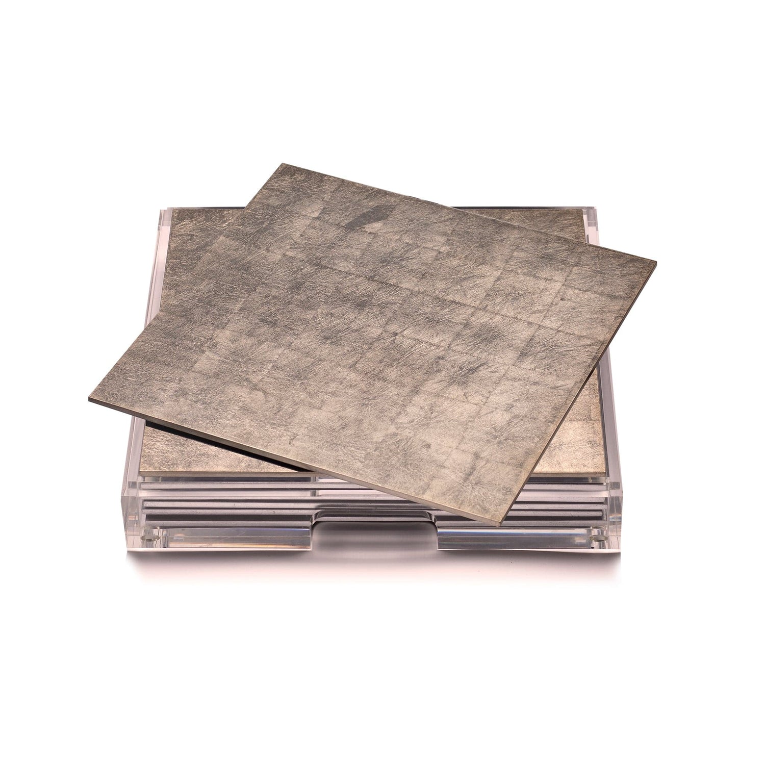 Placebox Clear Silver Leaf - Chic Matte Champagne