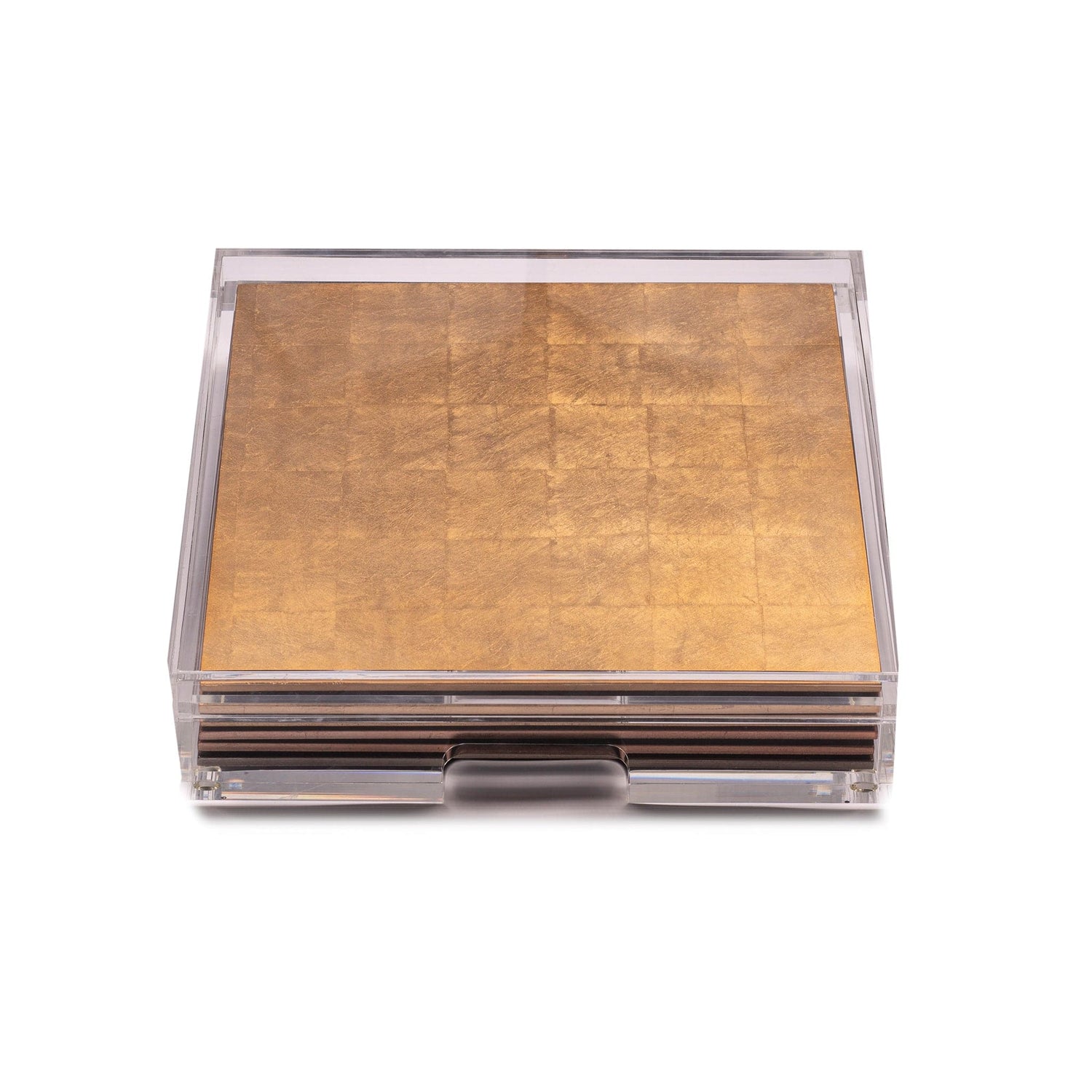 Placebox Clear Silver Leaf - Chic Matte Gold