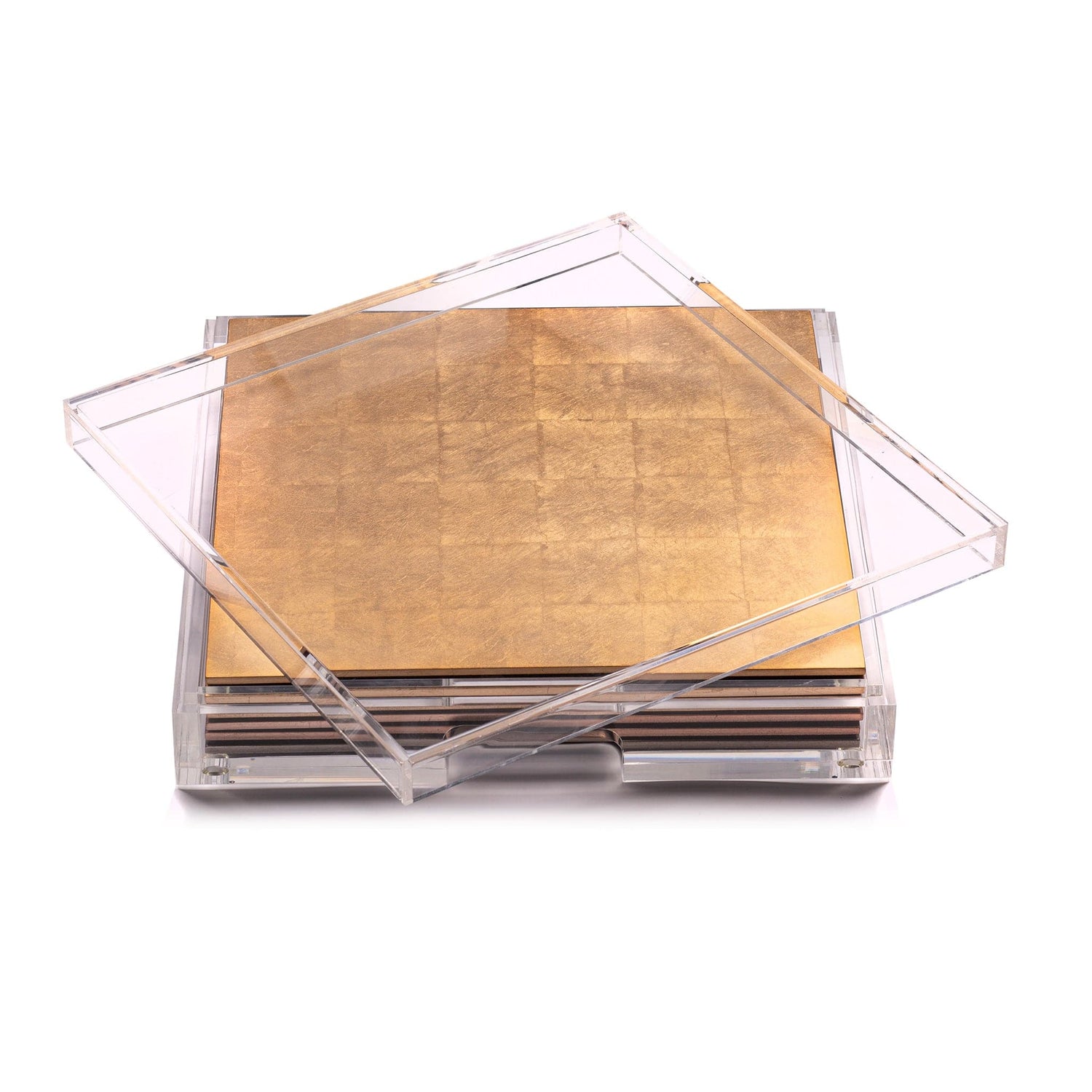 Placebox Clear Silver Leaf - Chic Matte Gold