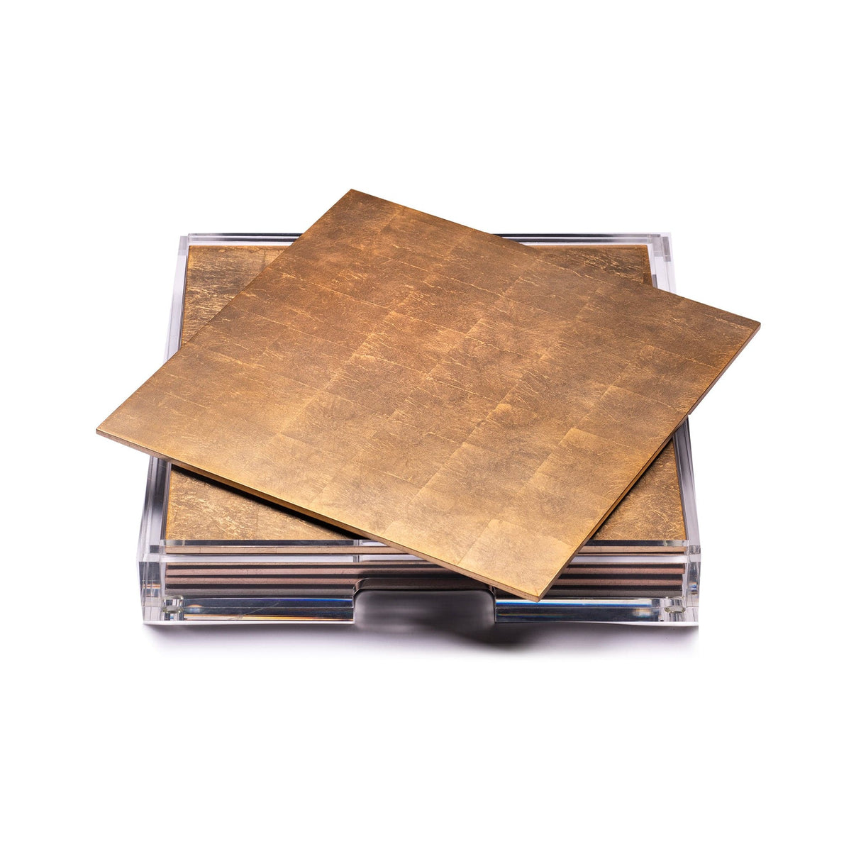 Placebox Clear Silver Leaf - Chic Matte Gold
