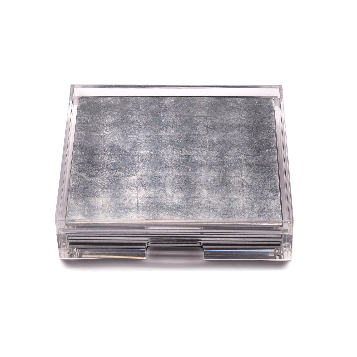 Placebox Clear Silver Leaf - Chic Matte Silver