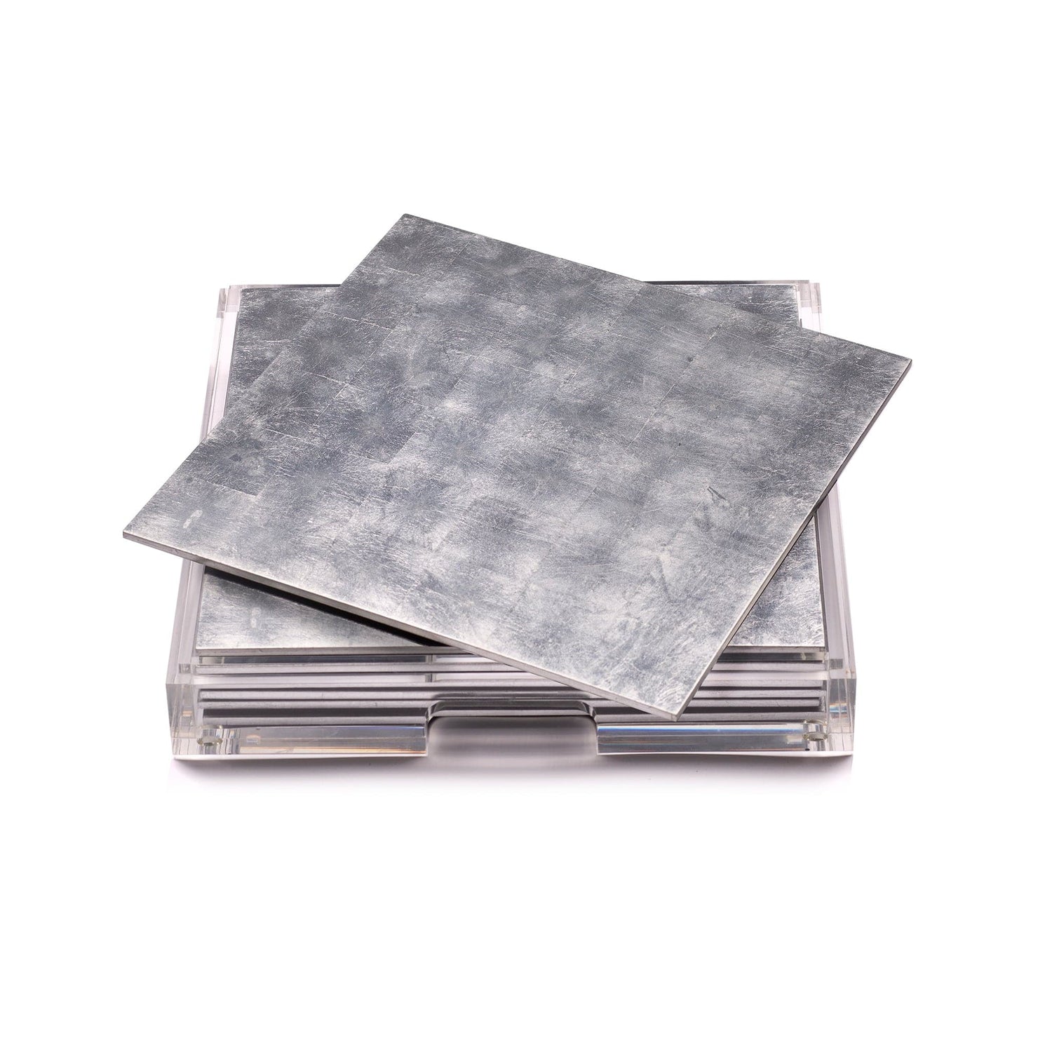 Placebox Clear Silver Leaf - Chic Matte Silver
