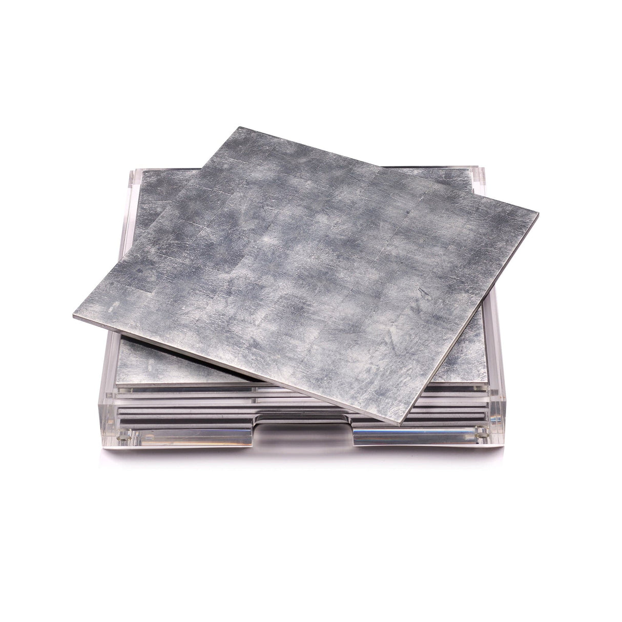 Placebox Clear Silver Leaf - Silver