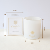Tonka Bean &Amp; Patchouli White Scented Candle