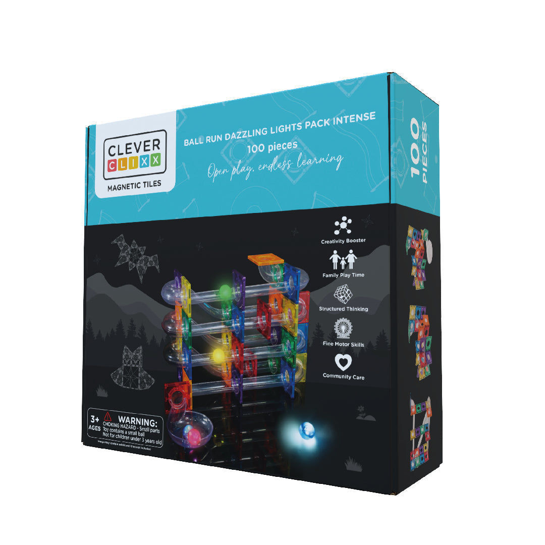 Cleverclixx BALL RUN DAZZLING LIGHTS PACK INTENSE 100 PIECES