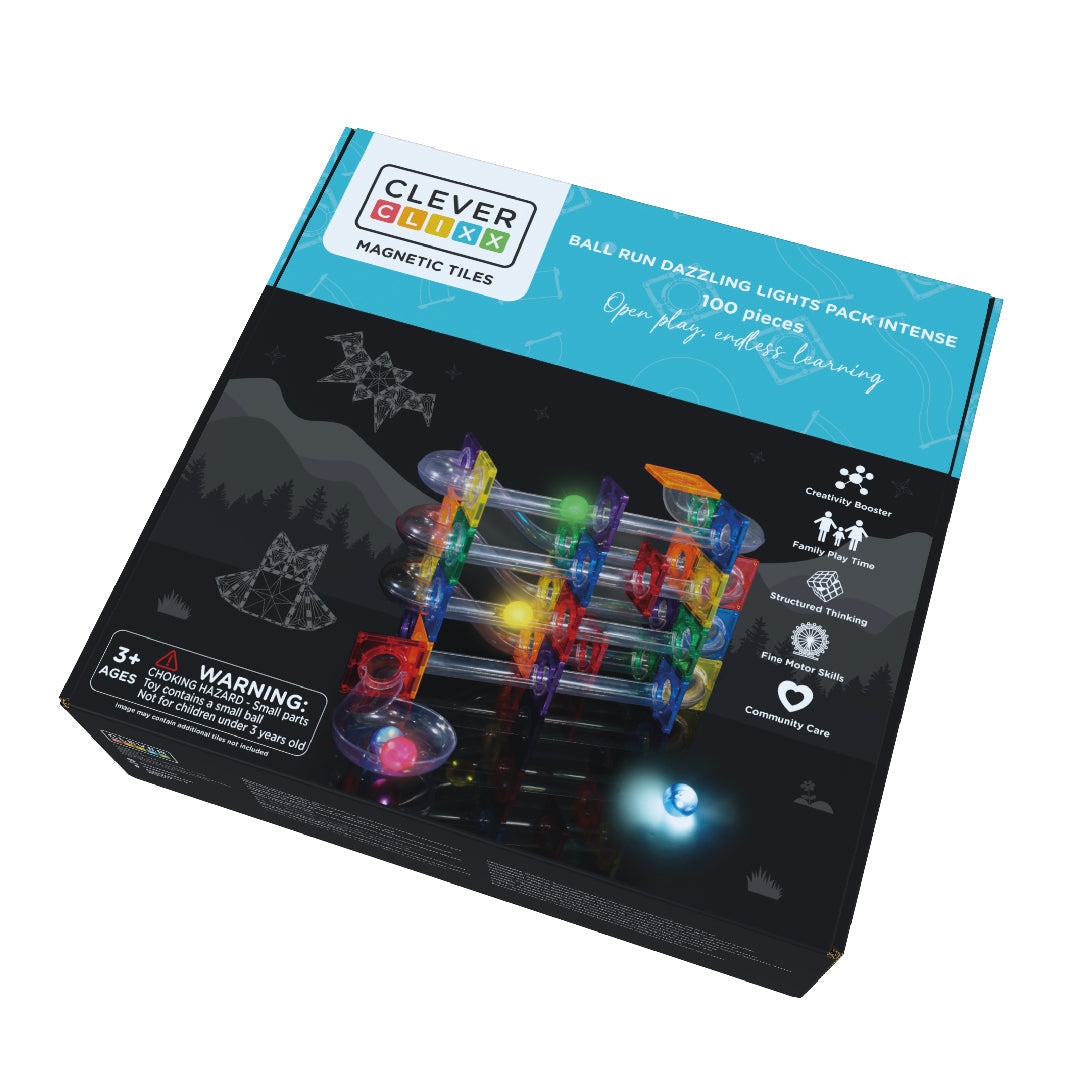 Cleverclixx BALL RUN DAZZLING LIGHTS PACK INTENSE 100 PIECES