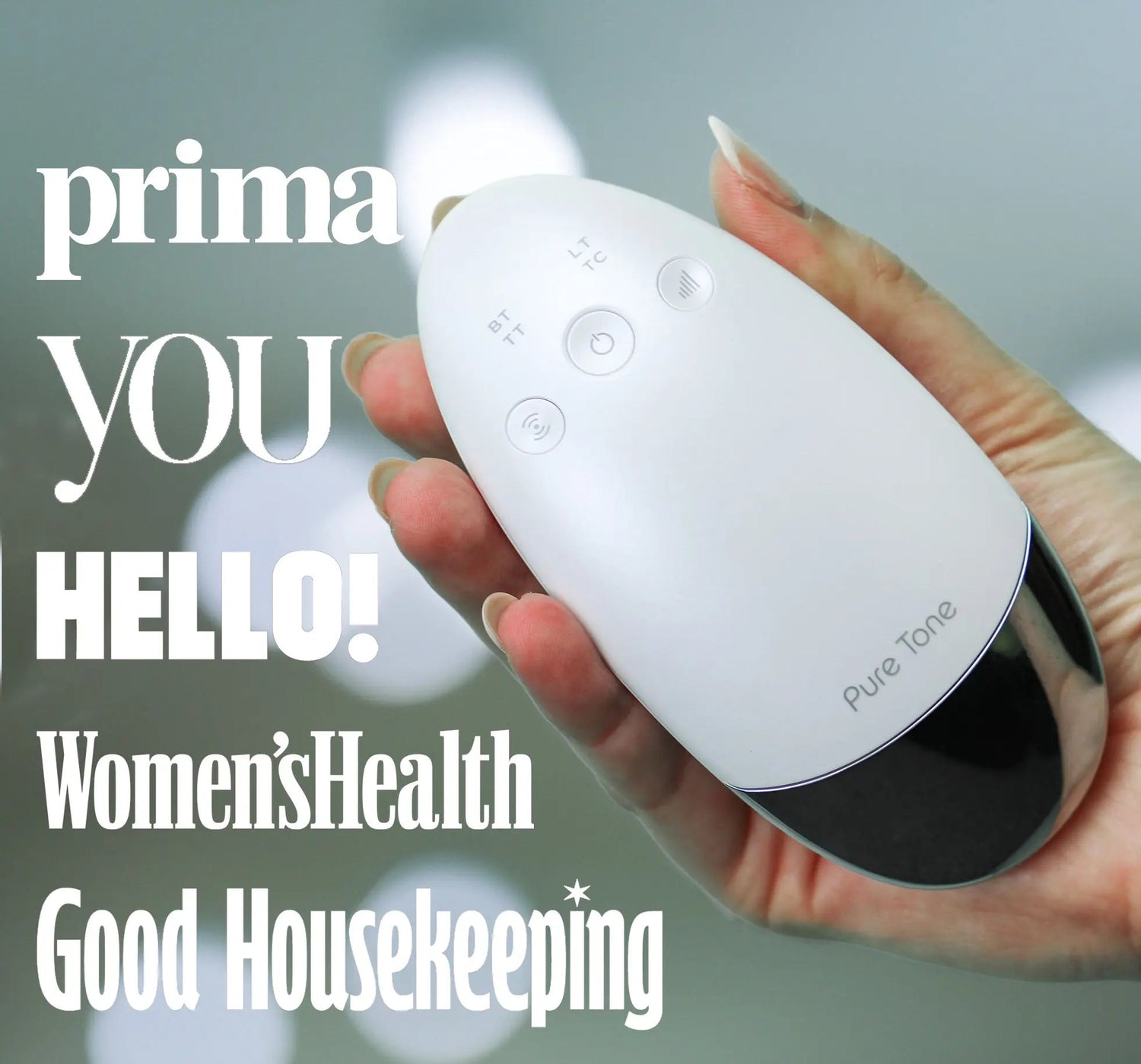 Radiance Pod Deluxe Set. Skin Lifting & Tightening Tool Plus Face-Up Gliding Gel