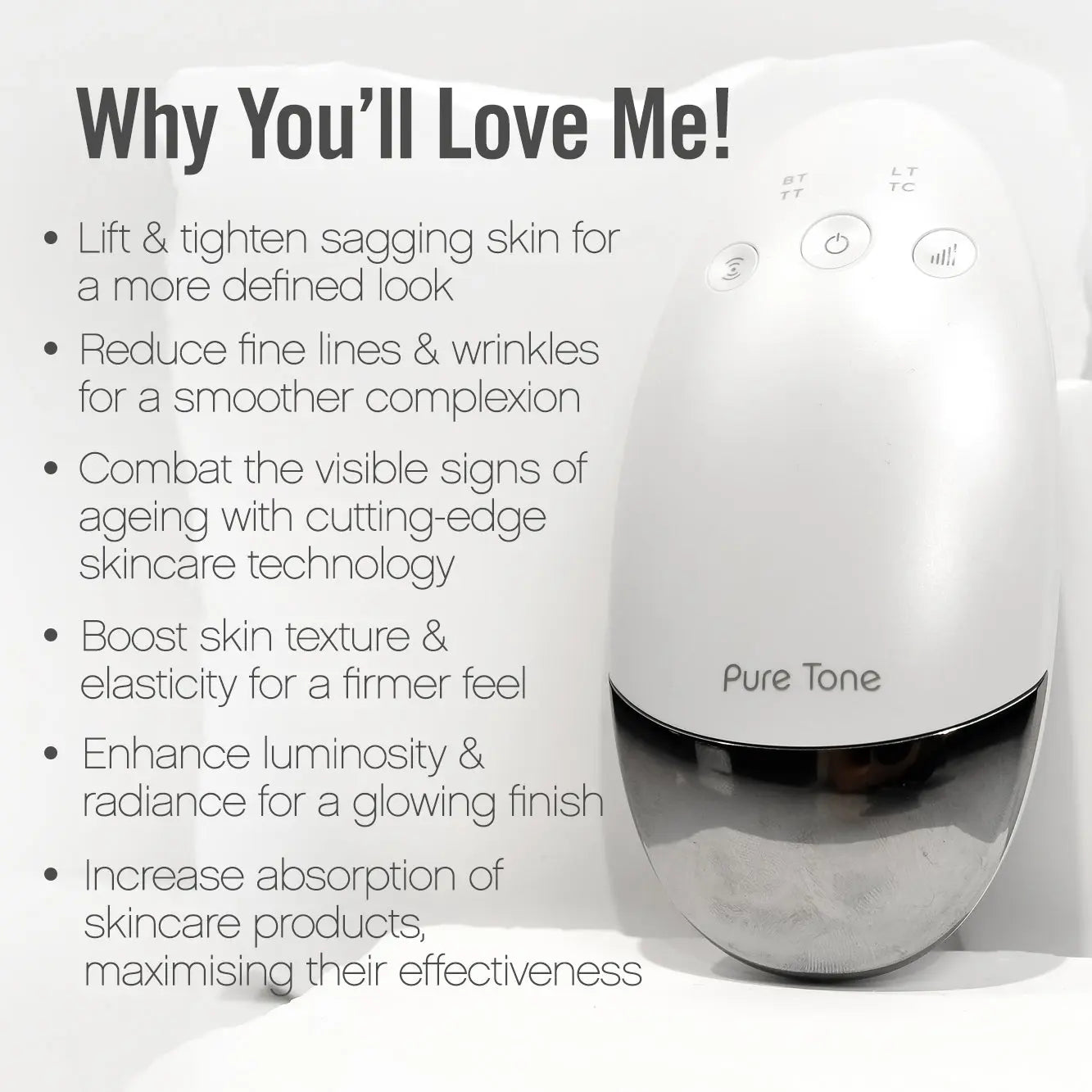 Radiance Pod Deluxe Set. Skin Lifting & Tightening Tool Plus Face-Up Gliding Gel