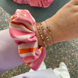 Dotty Tennis Bracelet, Sunset & Rose Gold