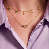Ziggy North Star Choker Necklace Gold