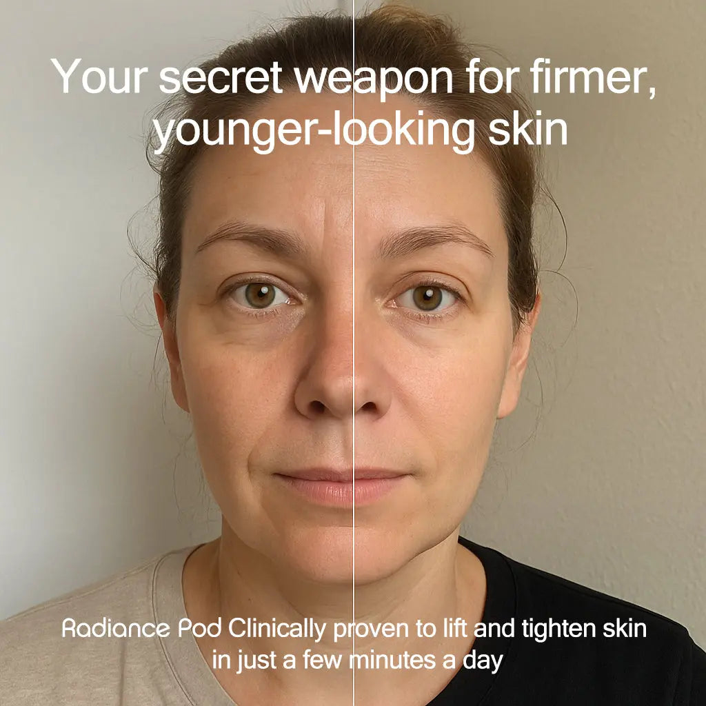 Radiance Pod Deluxe Set. Skin Lifting & Tightening Tool Plus Face-Up Gliding Gel