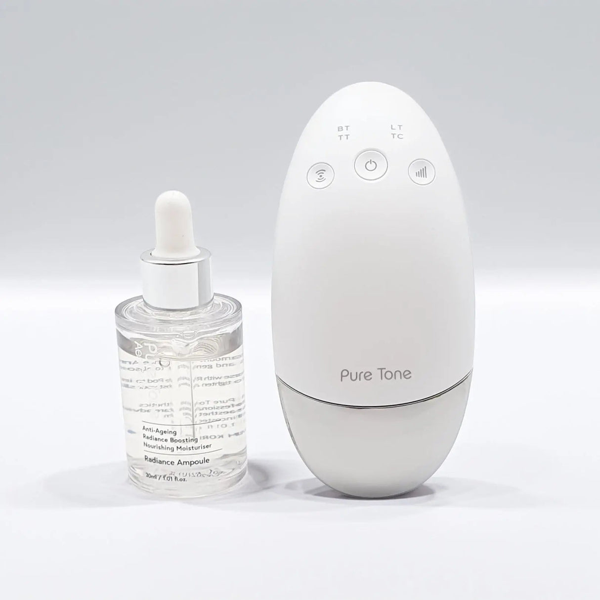 Radiance Pod Deluxe Set. Skin Lifting & Tightening Tool Plus Face-Up Gliding Gel