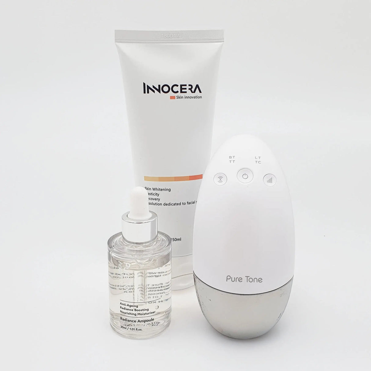 Radiance Pod Deluxe Set. Skin Lifting & Tightening Tool Plus Face-Up Gliding Gel