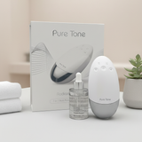 Radiance Pod Deluxe Set. Skin Lifting & Tightening Tool Plus Face-Up Gliding Gel