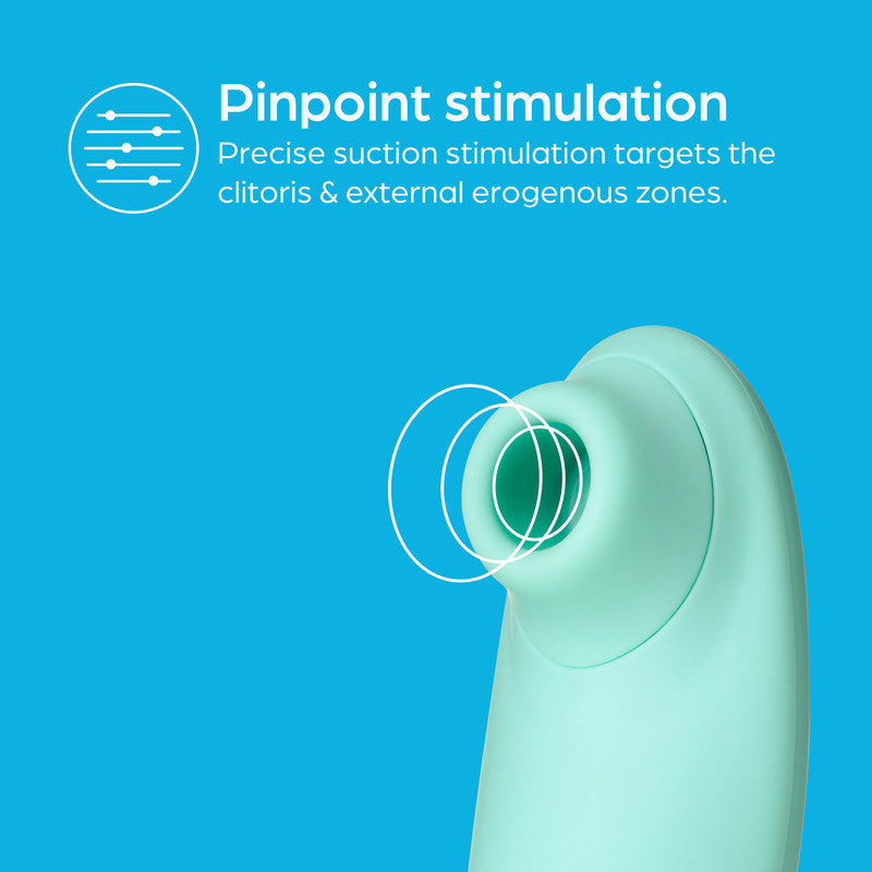 So Divine Pearl Clitoral Suction Stimulator Aqua