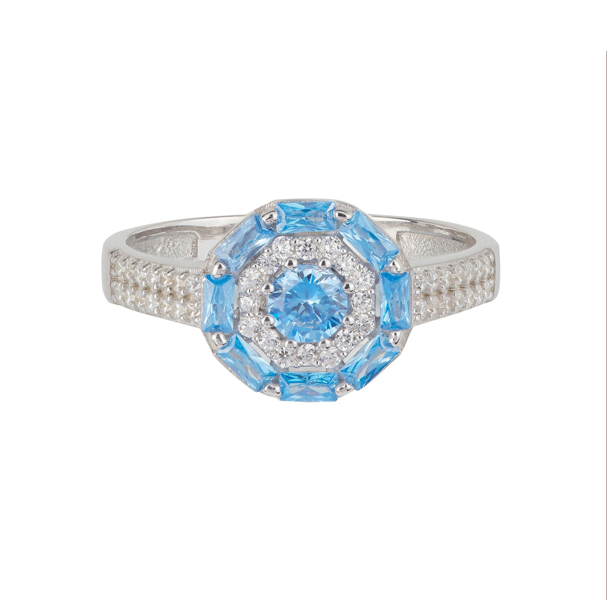 Something Blue Ring: Silver
