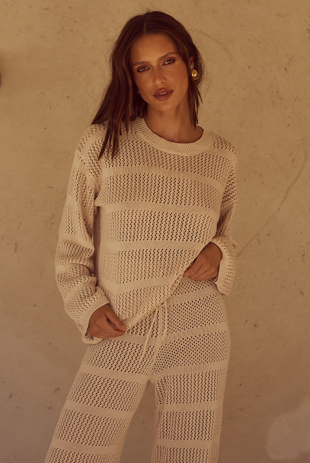 Runaway the Label CRAWFORD TOP - SAND