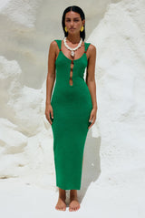 Runaway the Label PARISA MIDI DRESS - PINE
