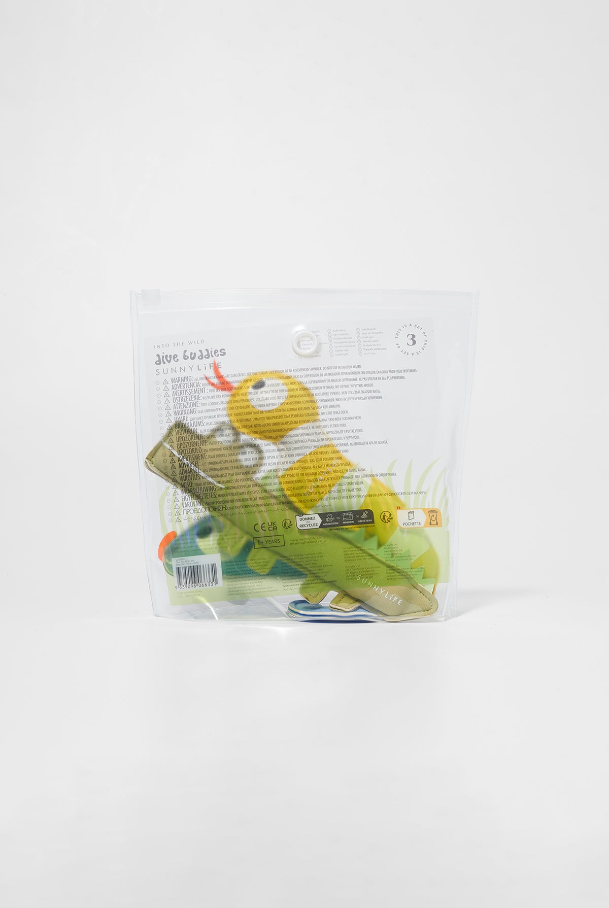 <p>Sunnylife Dive Buddies Into the Wild Multi Set of 3</p> <h3></h3>
