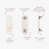Skateboard - White