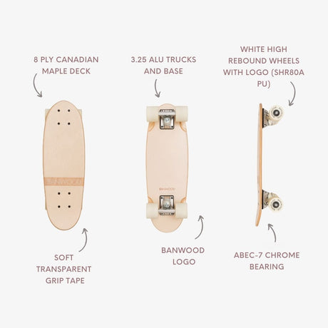Skateboard - Cream