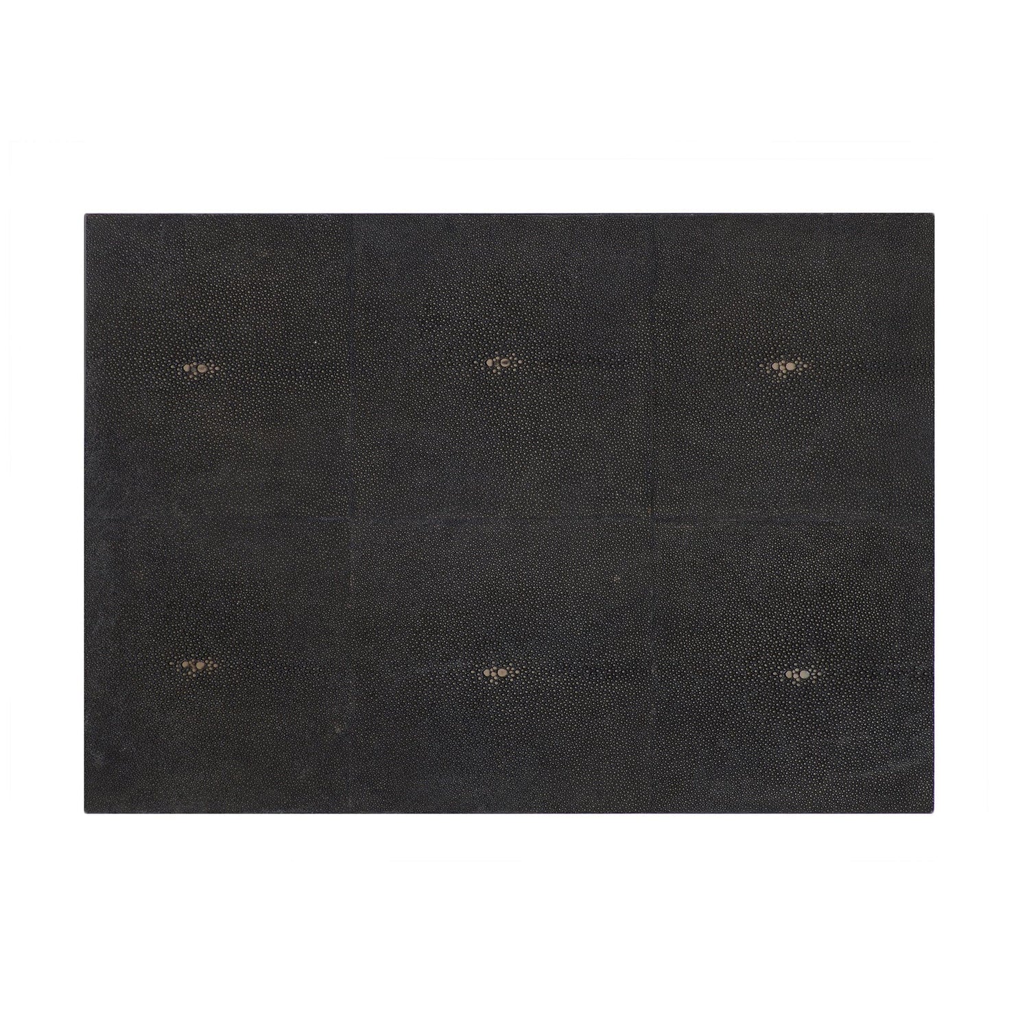 Grand Placemat - Faux Shagreen Chocolate